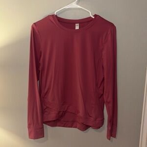 long sleeved workout top